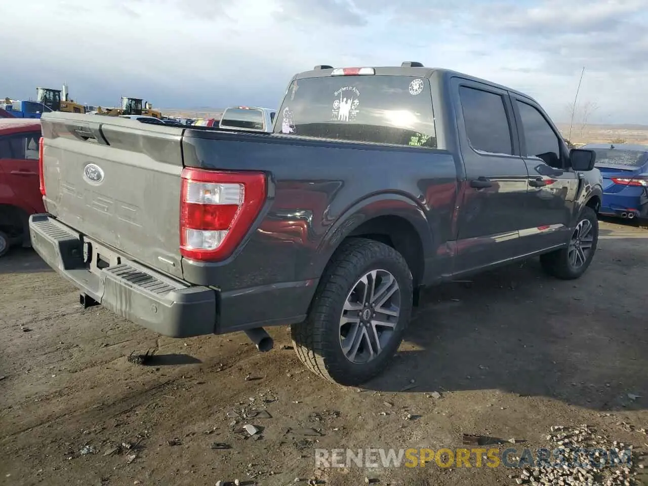 3 fotografías del automóvil dañado 1FTEW1CP5MKD46333 FORD F-150 2021