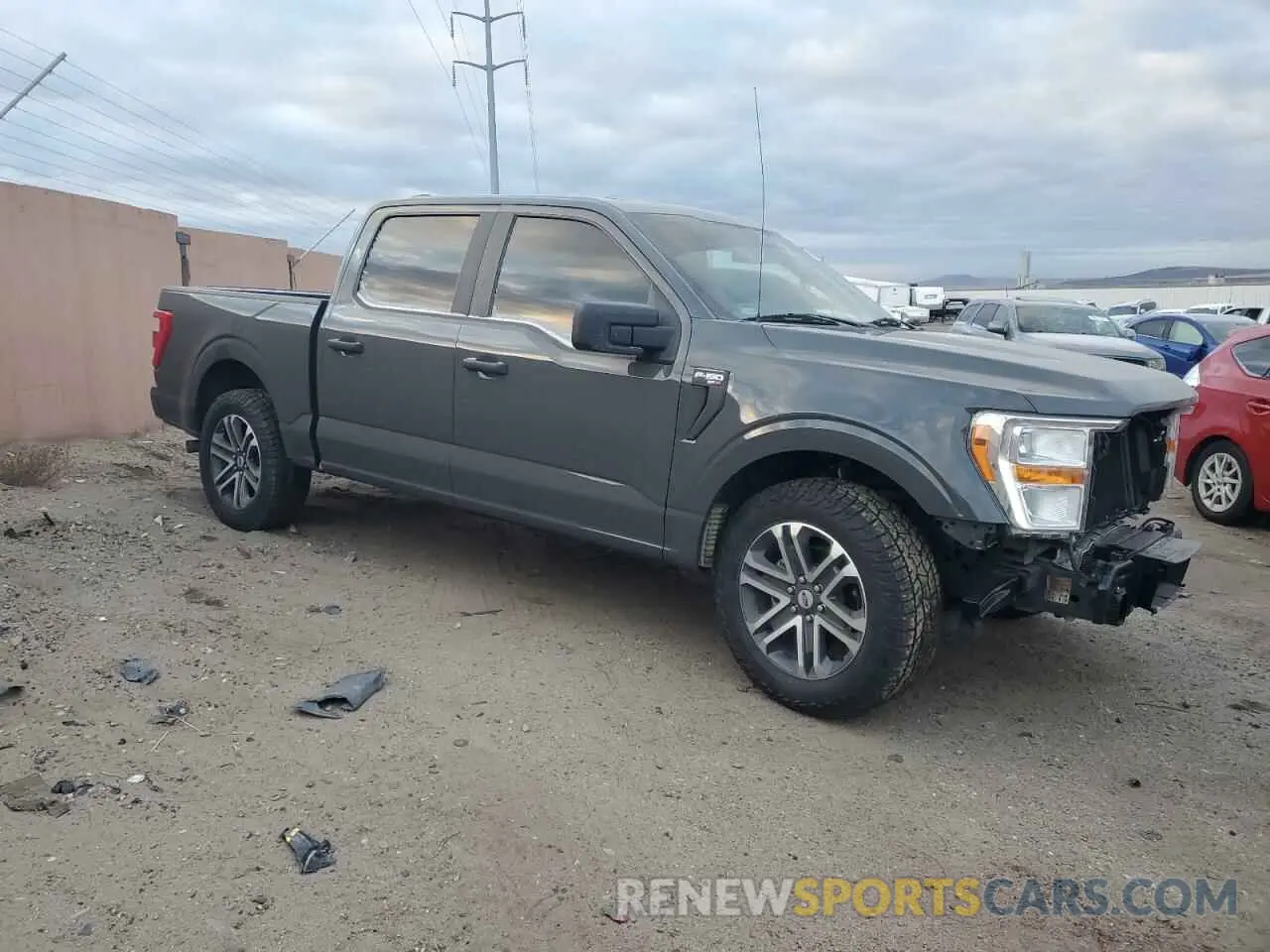 4 fotografías del automóvil dañado 1FTEW1CP5MKD46333 FORD F-150 2021