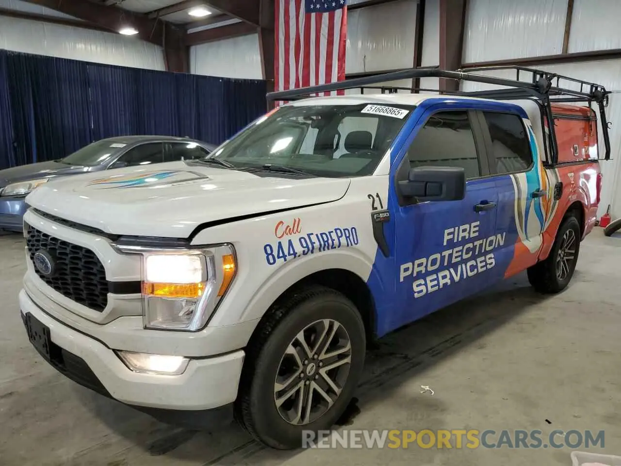 1 fotografías del automóvil dañado 1FTEW1CP7MFB23817 FORD F-150 2021