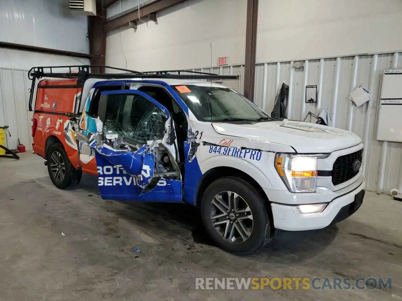 4 fotografías del automóvil dañado 1FTEW1CP7MFB23817 FORD F-150 2021