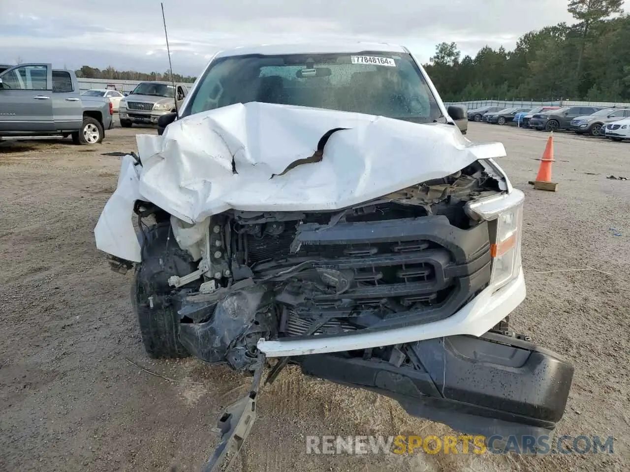 5 fotografías del automóvil dañado 1FTEW1CP7MKF04994 FORD F-150 2021
