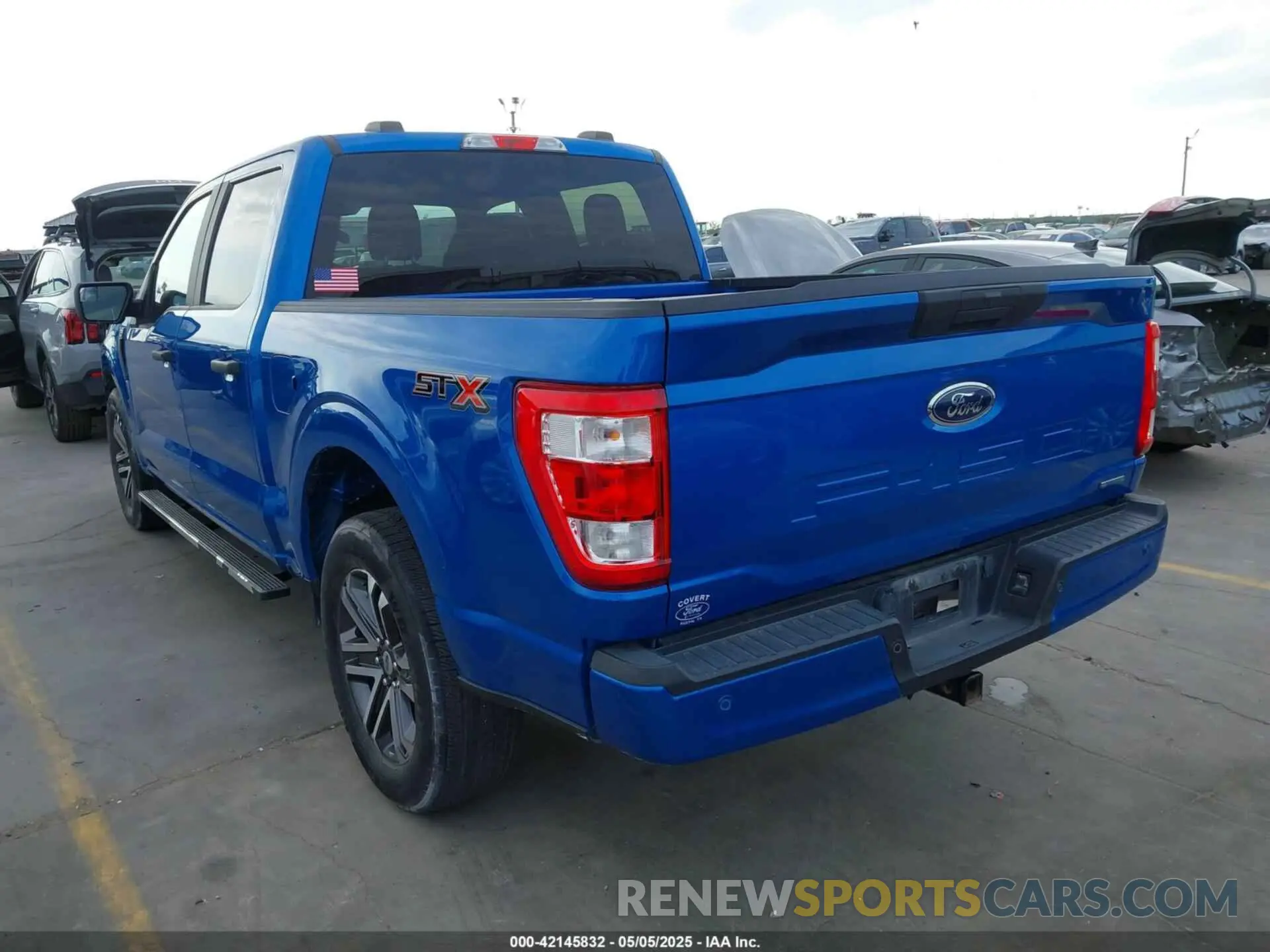 3 fotografías del automóvil dañado 1FTEW1CP8MKD04741 FORD F-150 2021