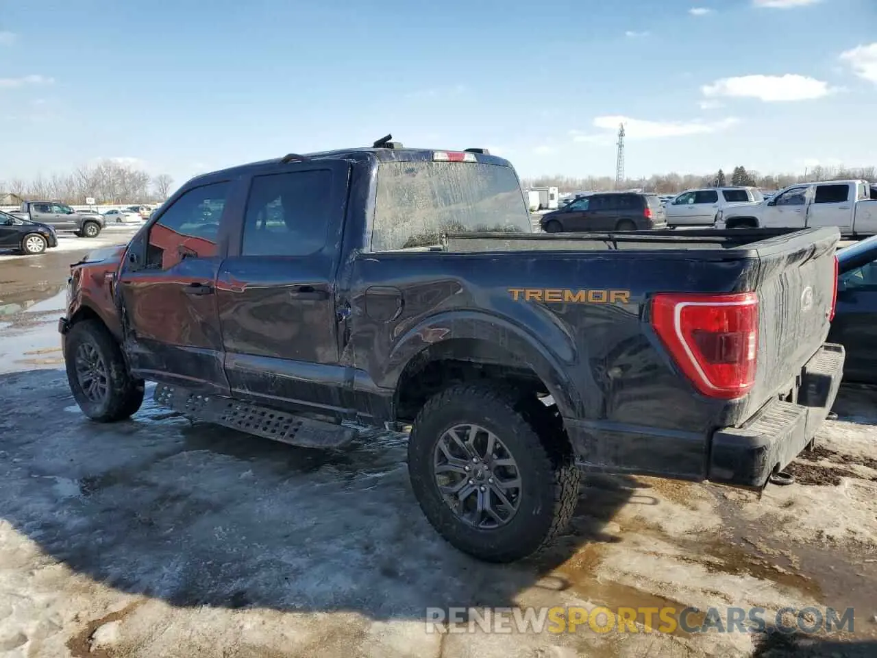2 fotografías del automóvil dañado 1FTEW1E89MFC67083 FORD F-150 2021