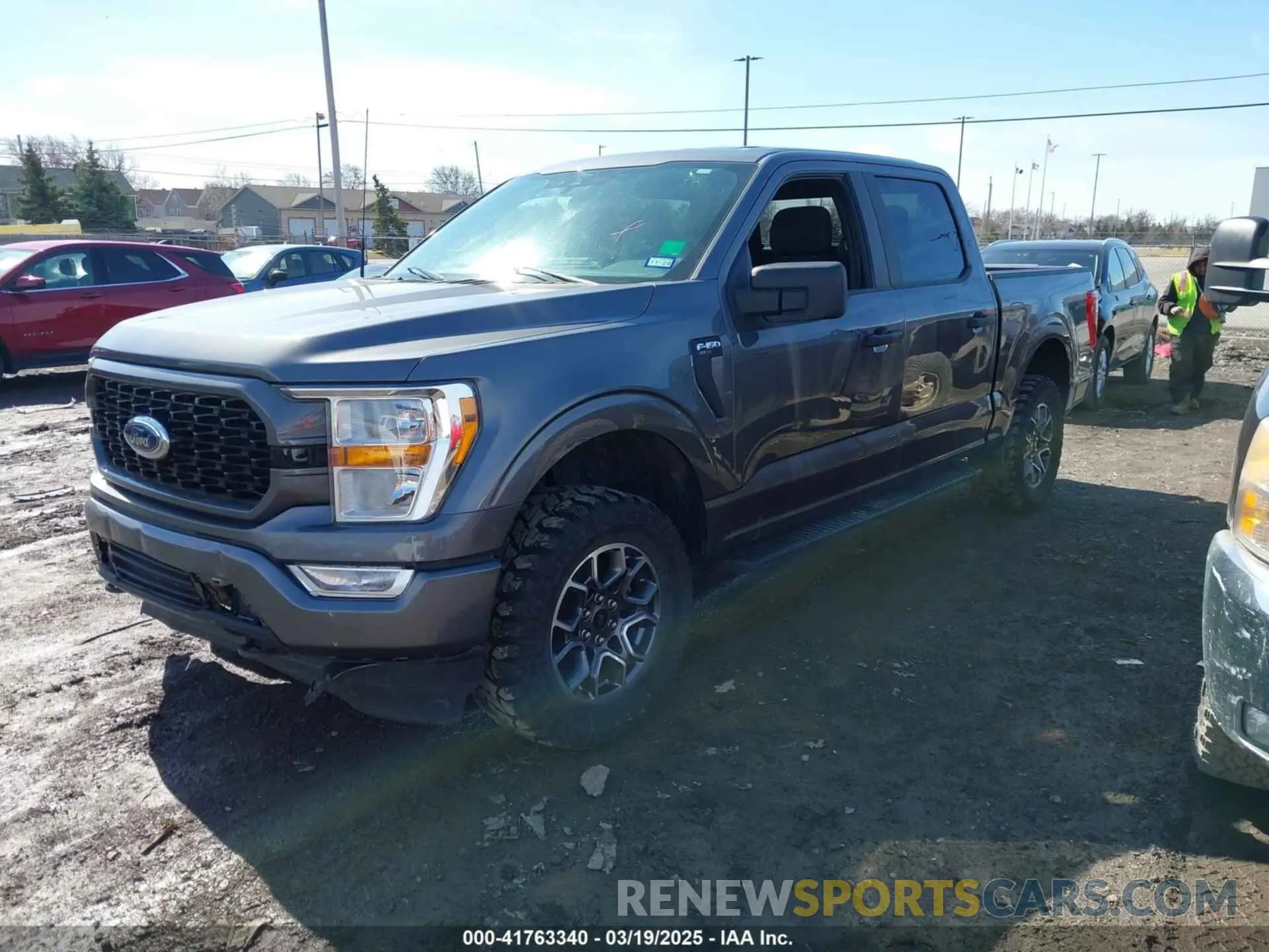 2 fotografías del automóvil dañado 1FTEW1EB3MFB38204 FORD F-150 2021