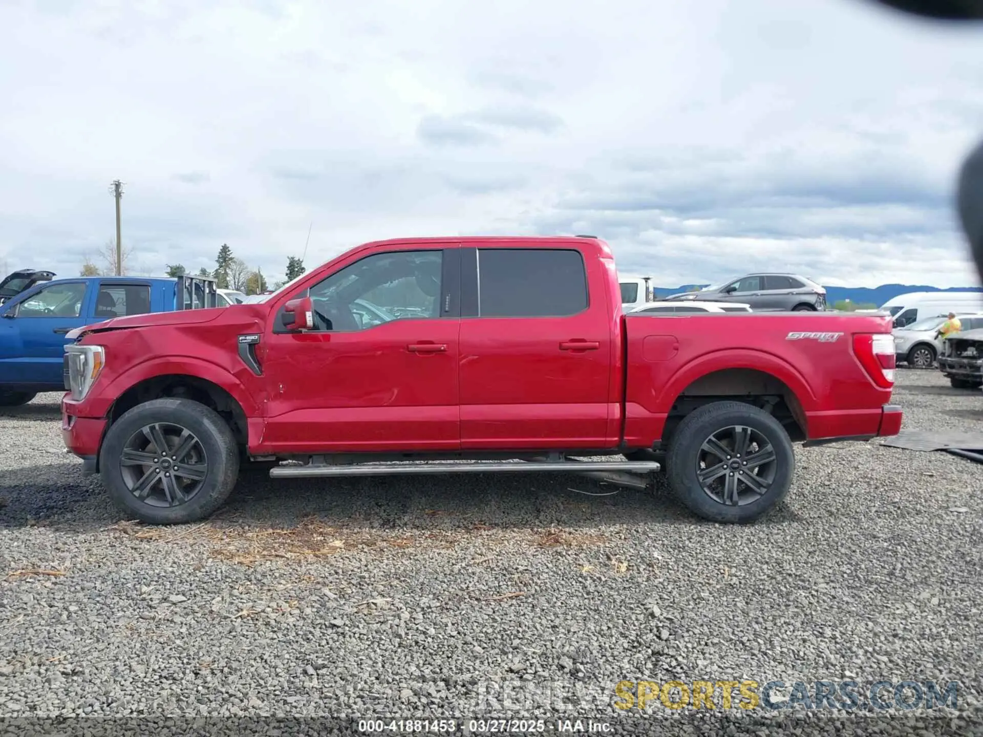 14 fotografías del automóvil dañado 1FTEW1EP0MFB11361 FORD F-150 2021