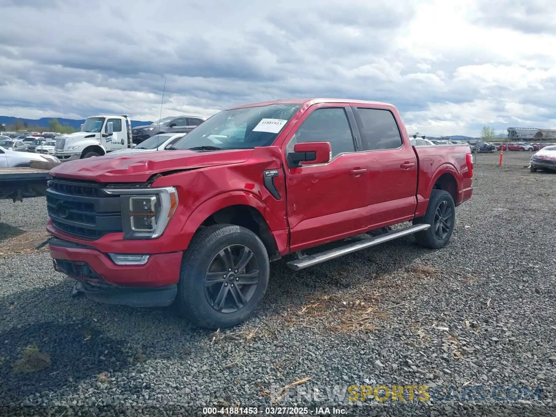 2 fotografías del automóvil dañado 1FTEW1EP0MFB11361 FORD F-150 2021
