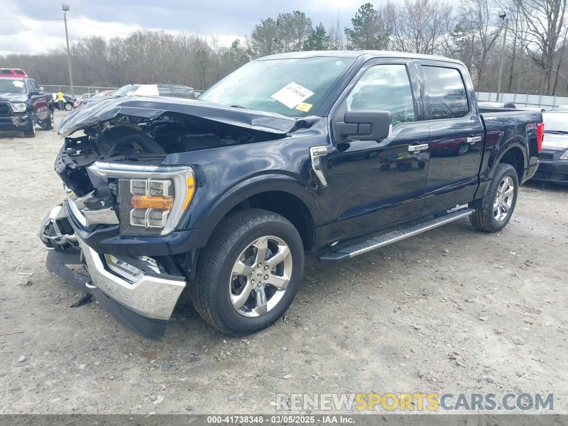 2 fotografías del automóvil dañado 1FTEW1EP0MFB77053 FORD F-150 2021
