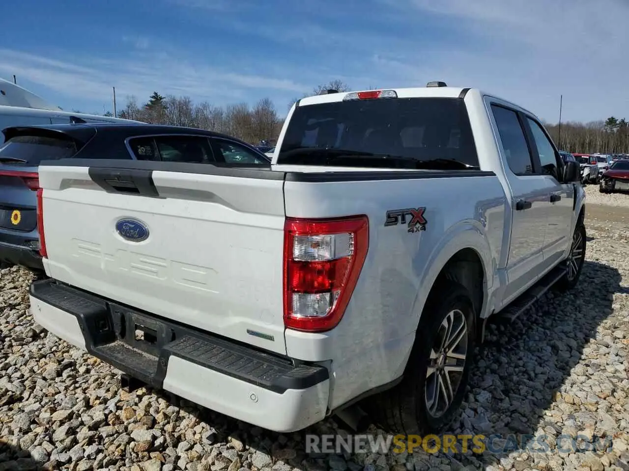 3 fotografías del automóvil dañado 1FTEW1EP2MFB64532 FORD F-150 2021