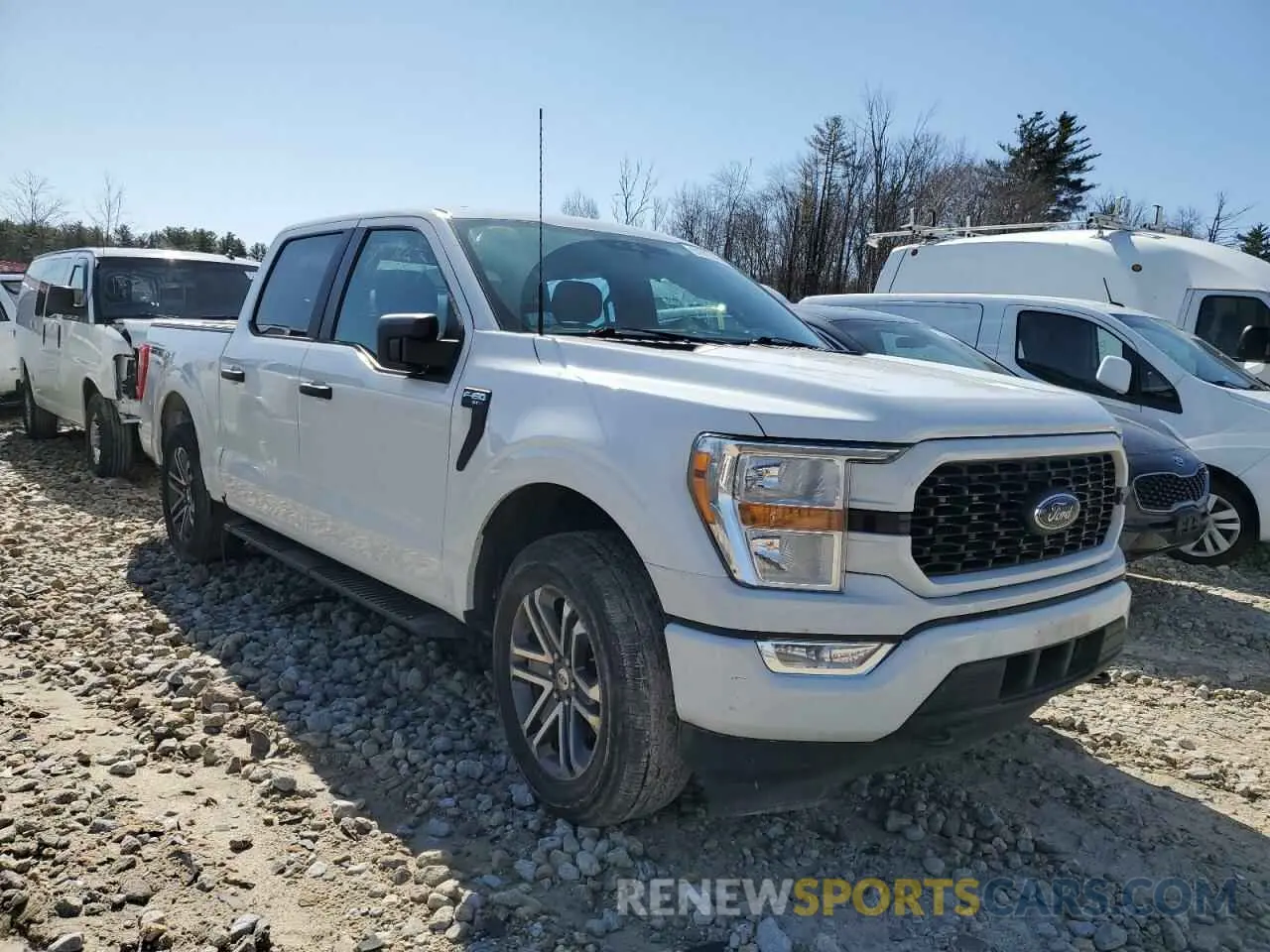 4 fotografías del automóvil dañado 1FTEW1EP2MFB64532 FORD F-150 2021