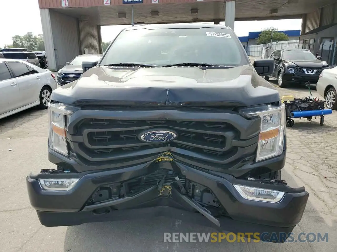 5 fotografías del automóvil dañado 1FTEW1EP7MFA05716 FORD F-150 2021