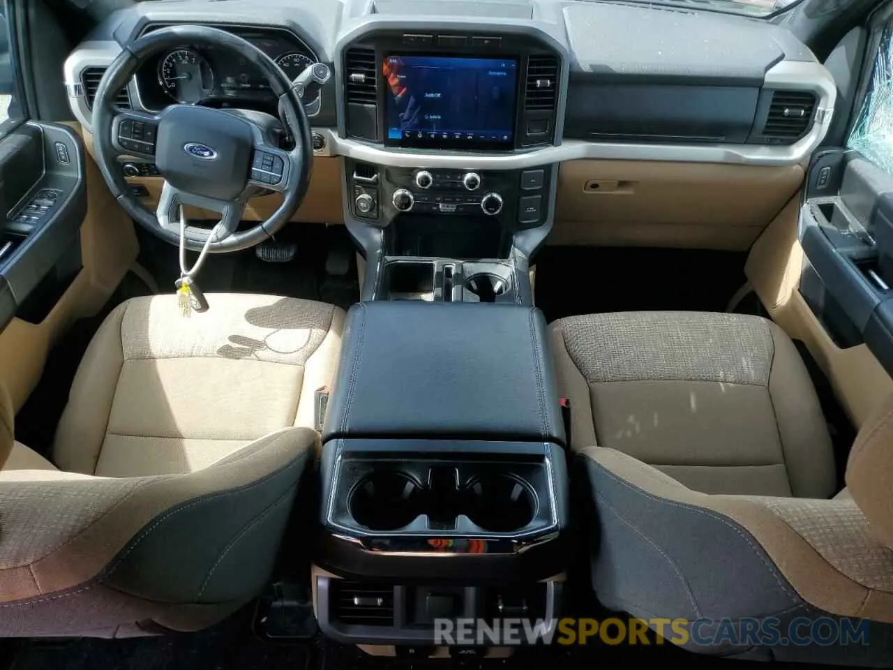8 fotografías del automóvil dañado 1FTEW1EP7MFC14874 FORD F-150 2021