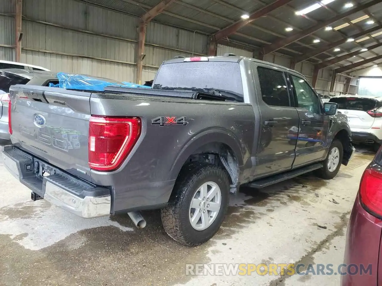 3 fotografías del automóvil dañado 1FTEW1EP7MKE76501 FORD F-150 2021