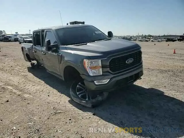 10 fotografías del automóvil dañado 1FTEW1EP9MKD44565 FORD F-150 2021
