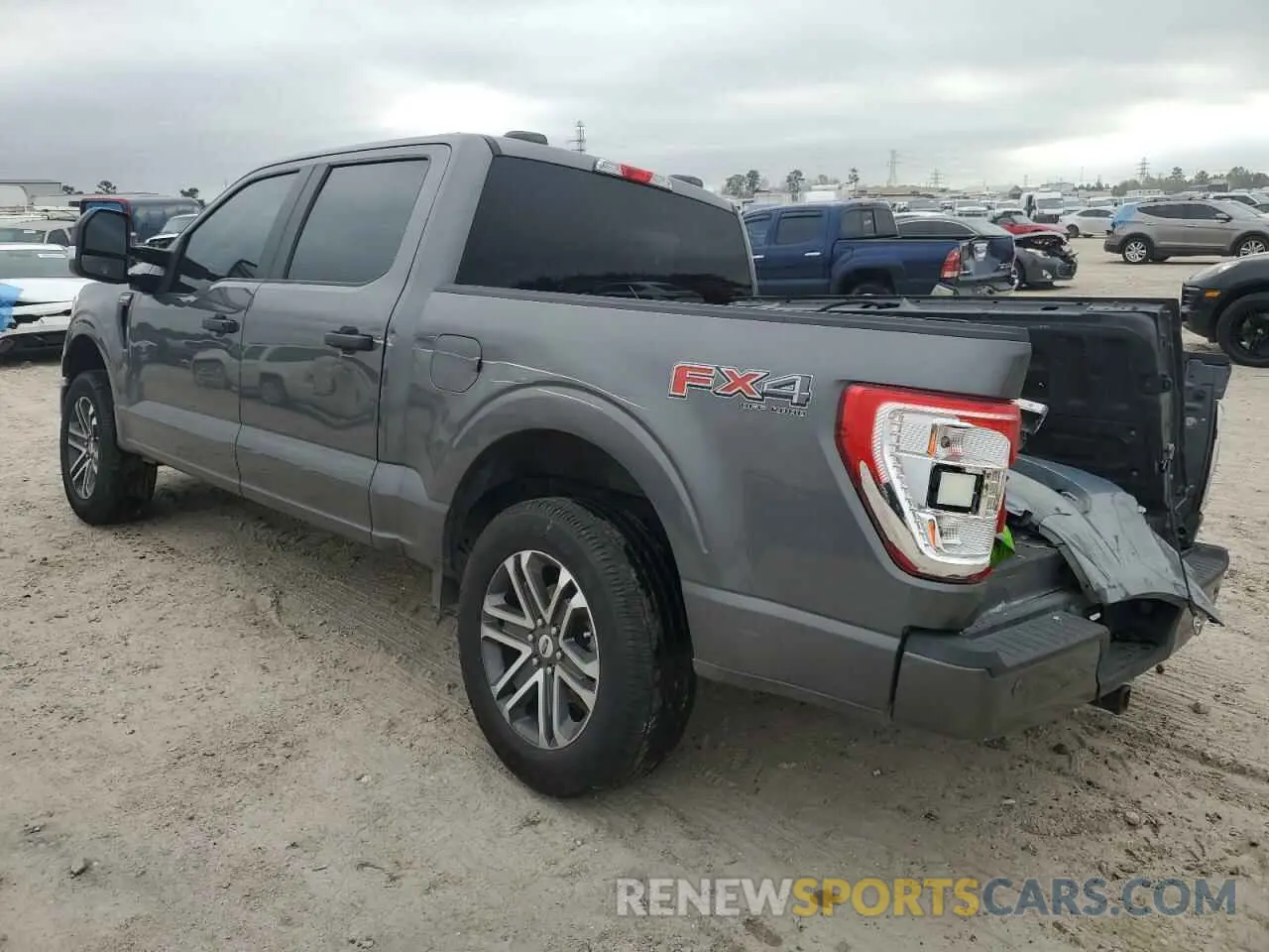 2 fotografías del automóvil dañado 1FTEW1EP9MKD44565 FORD F-150 2021