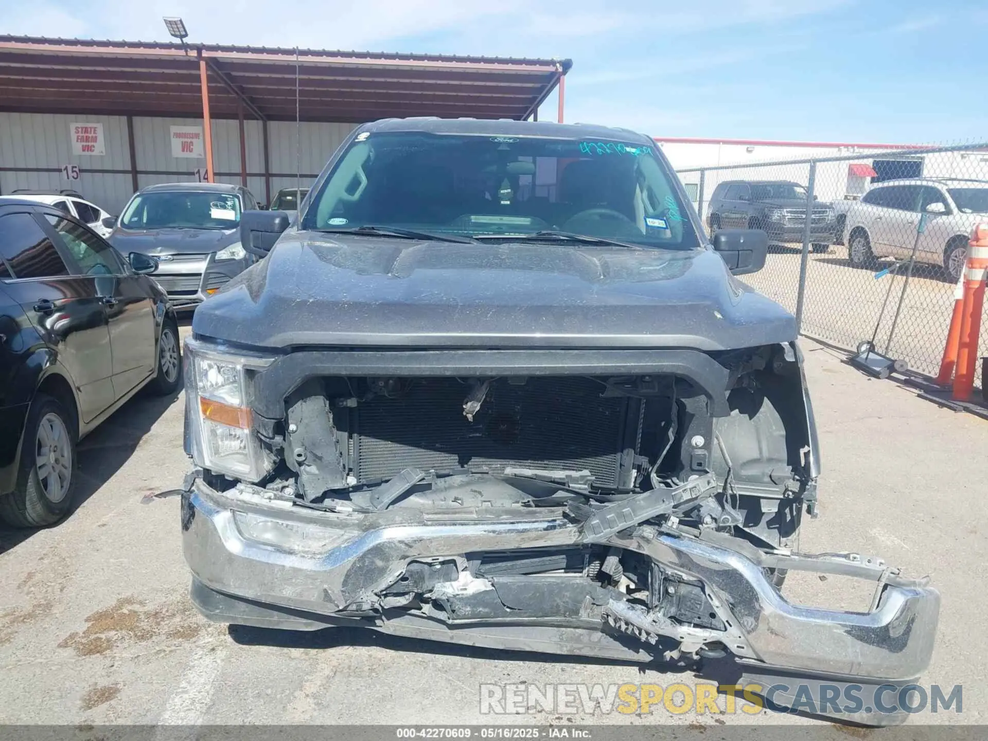 12 fotografías del automóvil dañado 1FTEW1EP9MKE39501 FORD F-150 2021