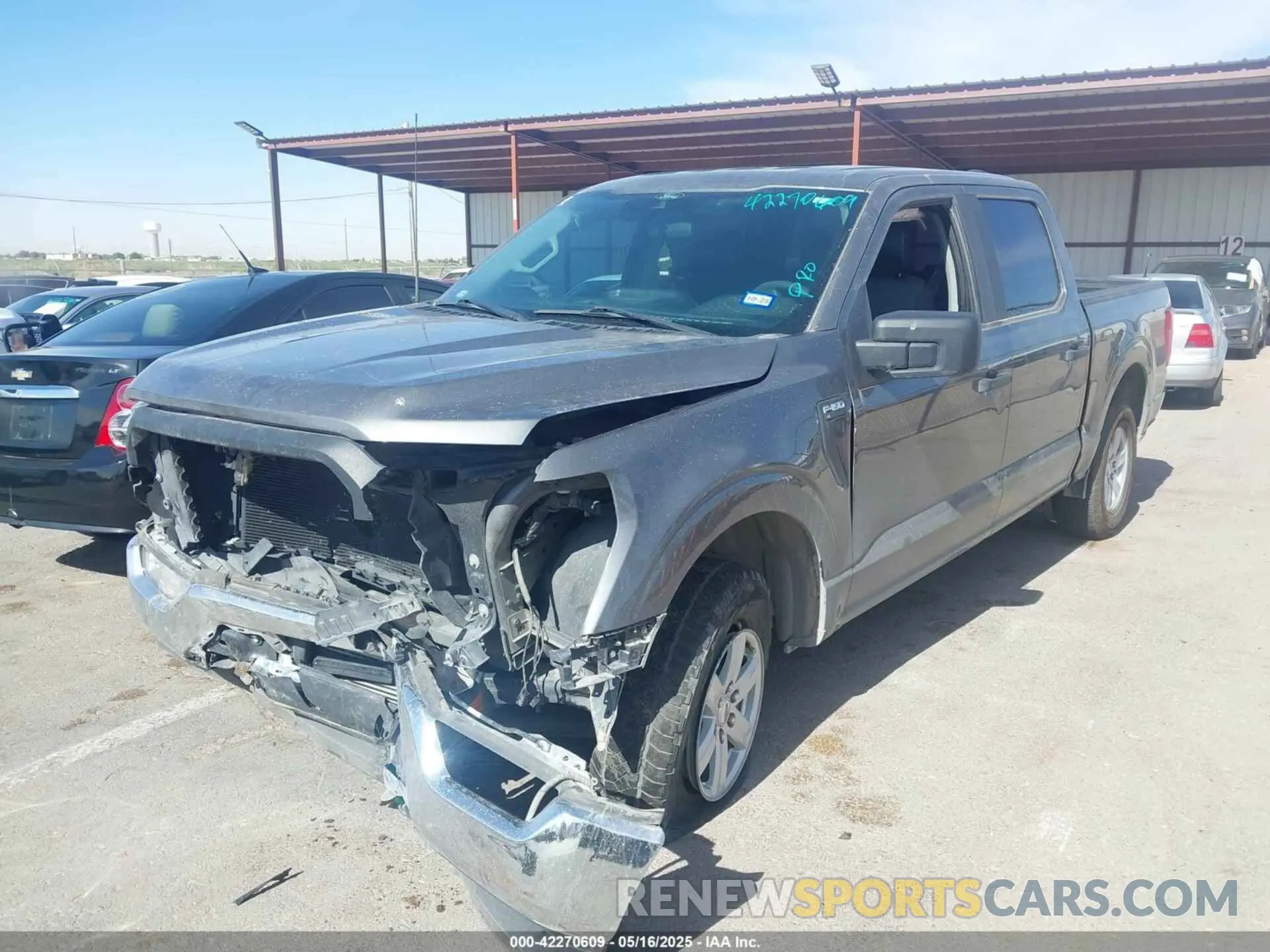 2 fotografías del automóvil dañado 1FTEW1EP9MKE39501 FORD F-150 2021