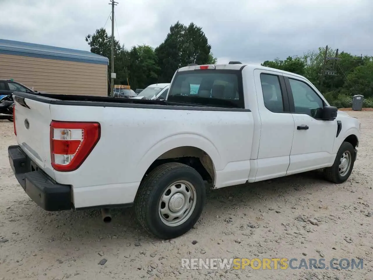 3 fotografías del automóvil dañado 1FTEX1CB2MKD30365 FORD F-150 2021