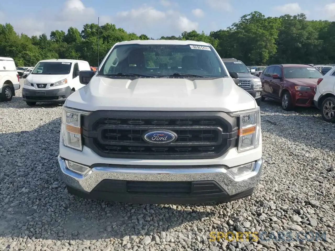 5 fotografías del automóvil dañado 1FTEX1CB2MKE72943 FORD F-150 2021