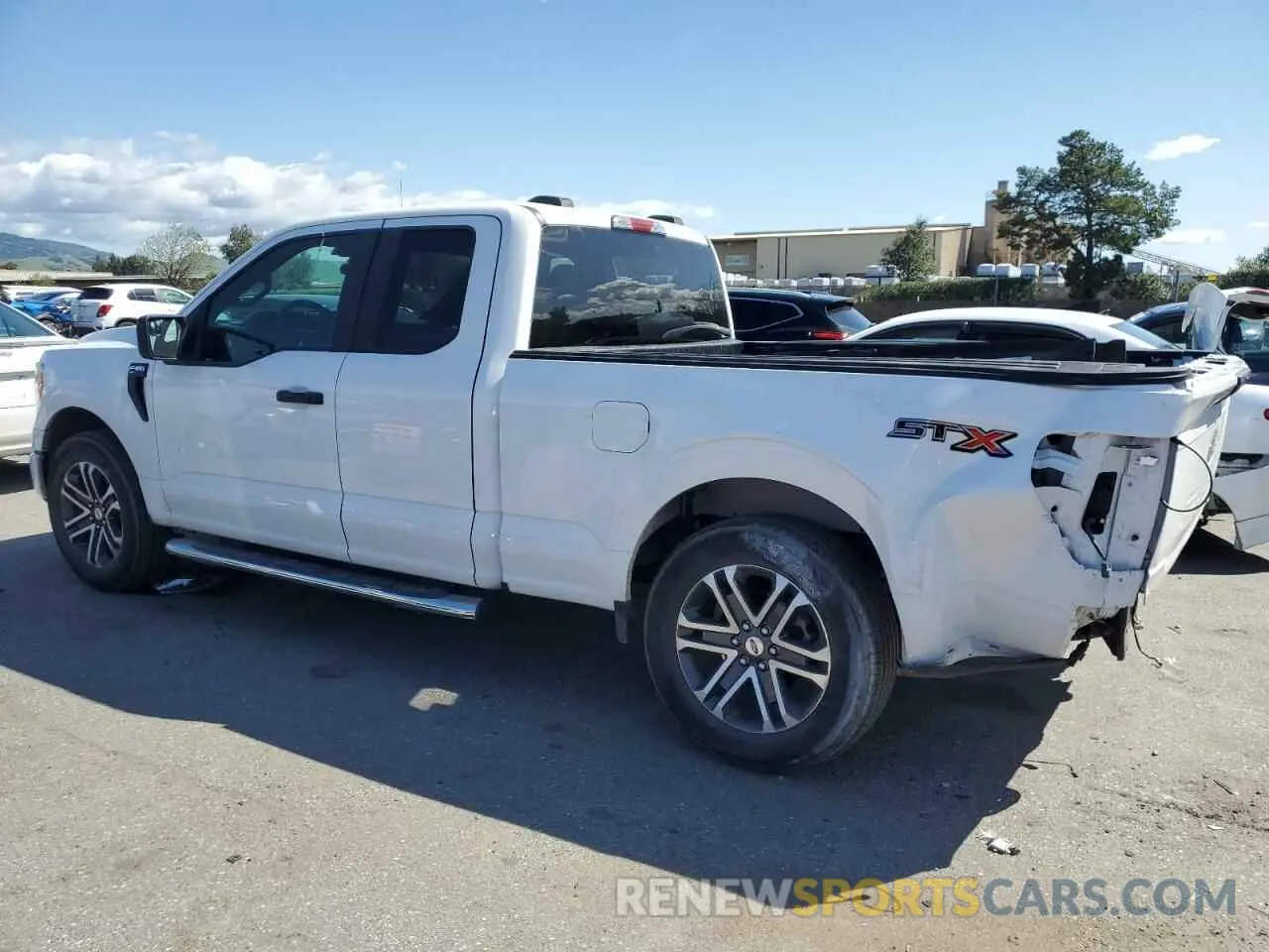 2 fotografías del automóvil dañado 1FTEX1CP3MFA79134 FORD F-150 2021