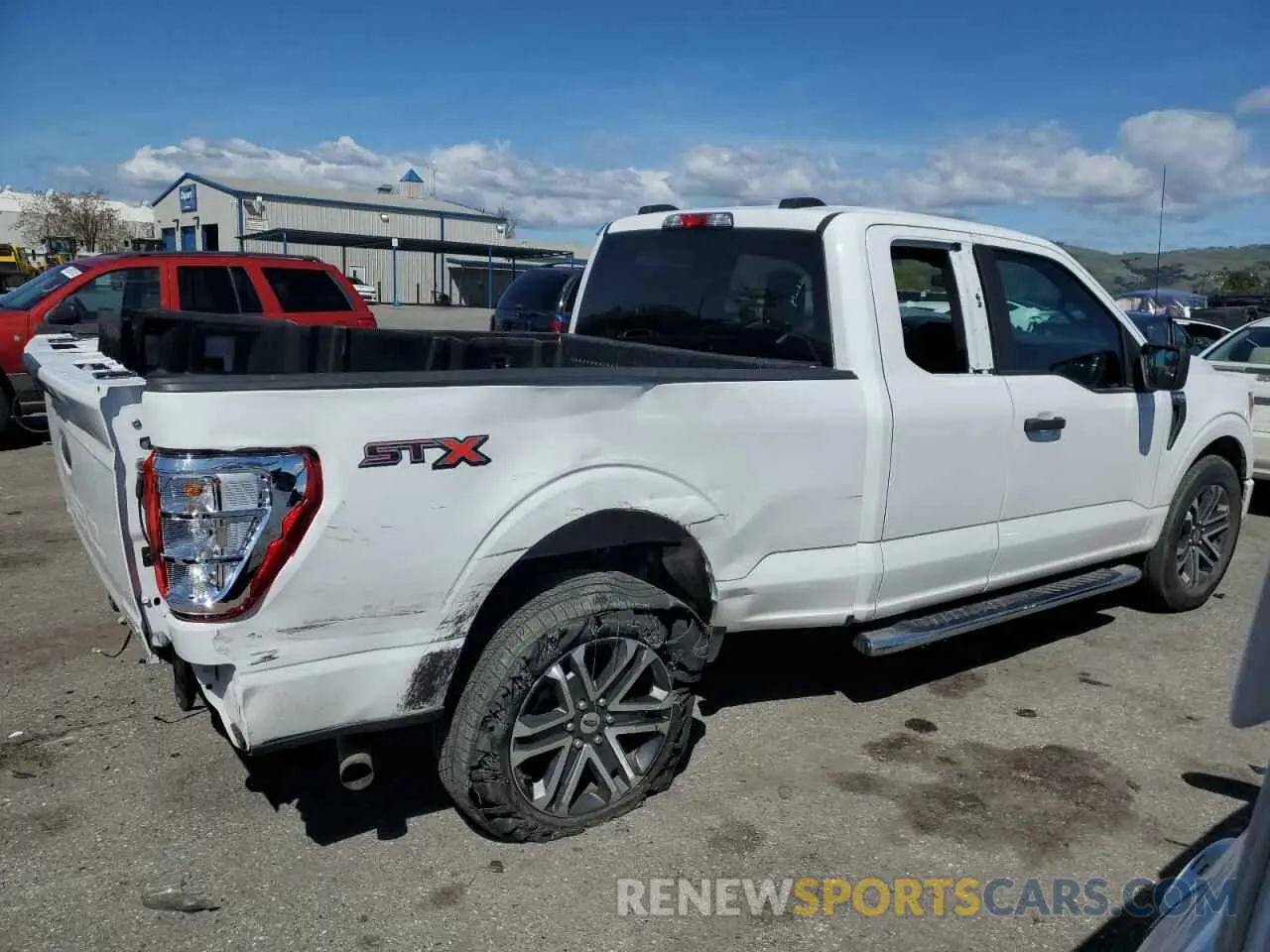 3 fotografías del automóvil dañado 1FTEX1CP3MFA79134 FORD F-150 2021