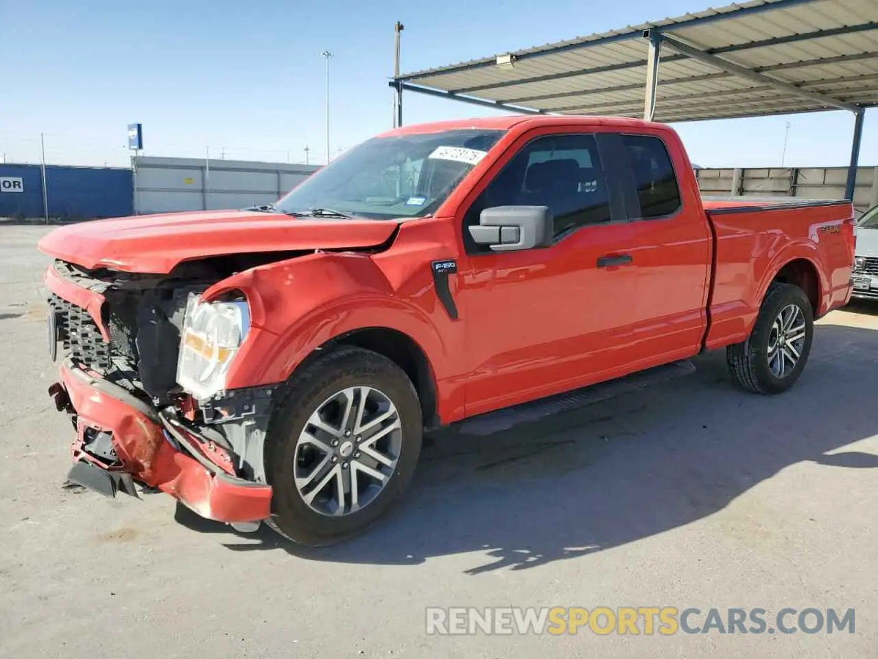 1 fotografías del automóvil dañado 1FTEX1CP8MKD04669 FORD F-150 2021