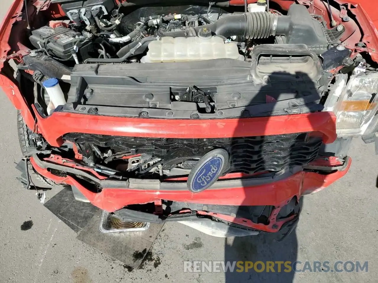 11 fotografías del automóvil dañado 1FTEX1CP8MKD04669 FORD F-150 2021