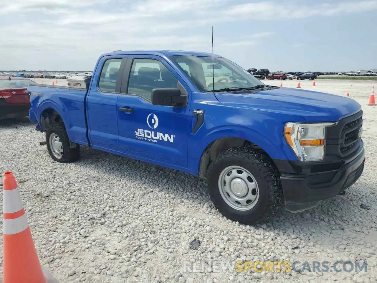 4 fotografías del automóvil dañado 1FTEX1EB1MKE59470 FORD F-150 2021