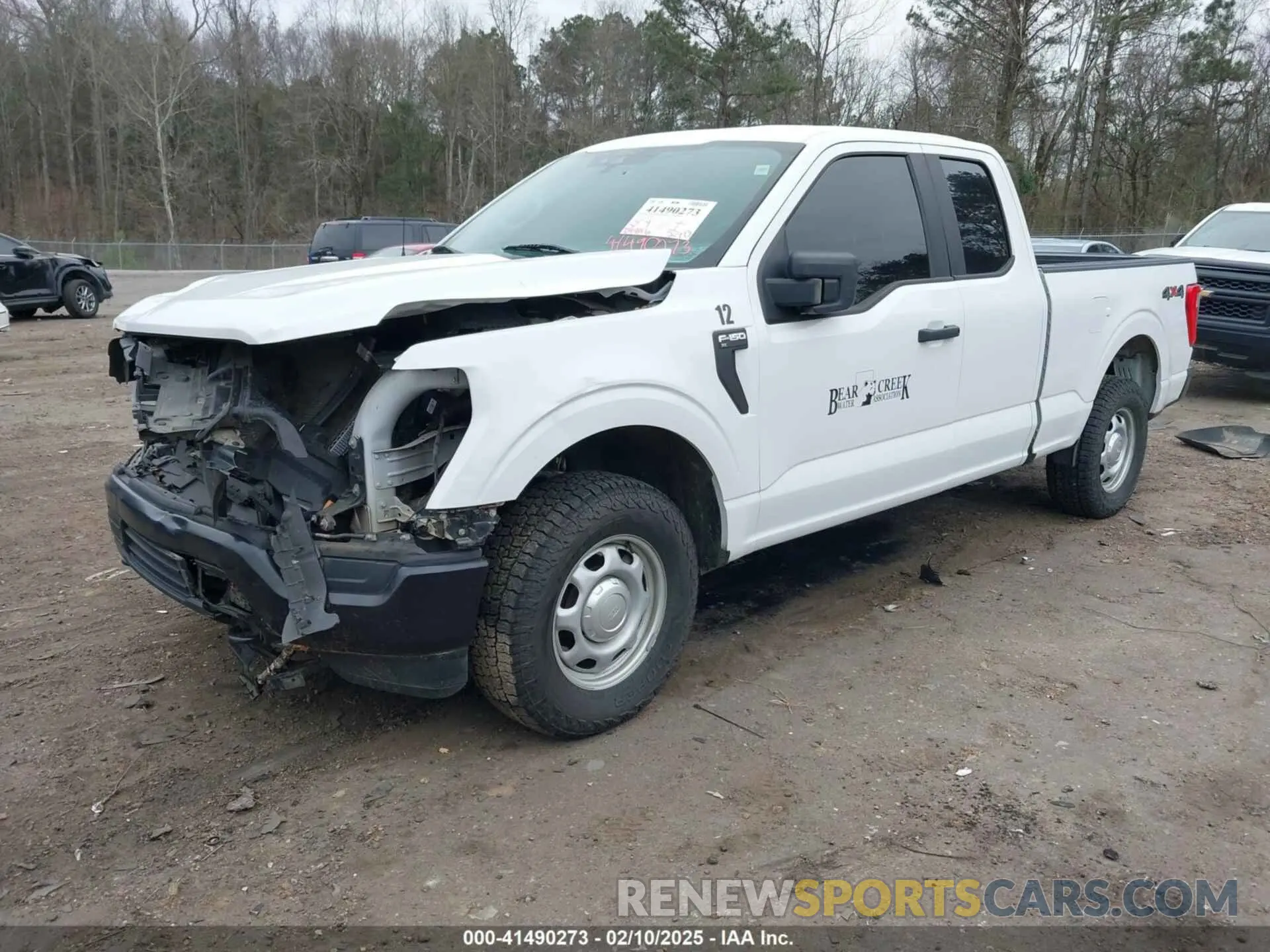 2 fotografías del automóvil dañado 1FTEX1EB2MFA42612 FORD F-150 2021