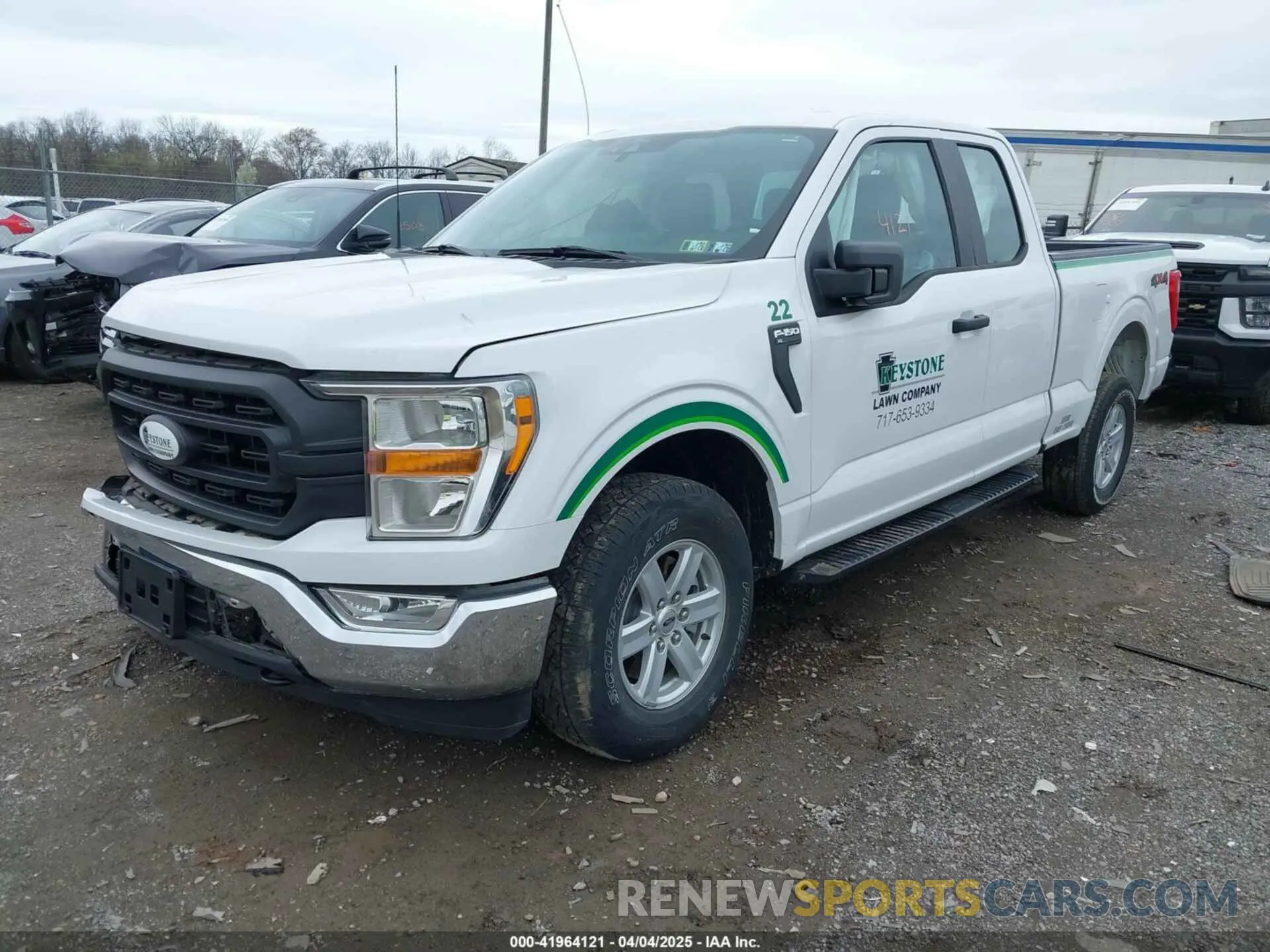 2 fotografías del automóvil dañado 1FTEX1EBXMKE25558 FORD F-150 2021