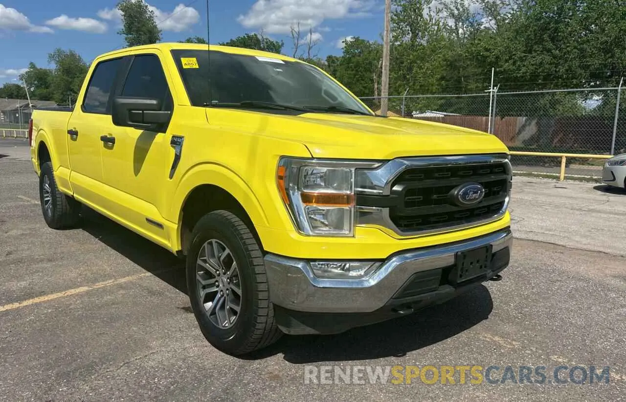 1 fotografías del automóvil dañado 1FTFW1E10MFC27191 FORD F-150 2021