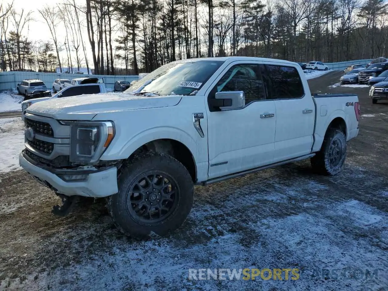 1 fotografías del automóvil dañado 1FTFW1E11MFB18030 FORD F-150 2021