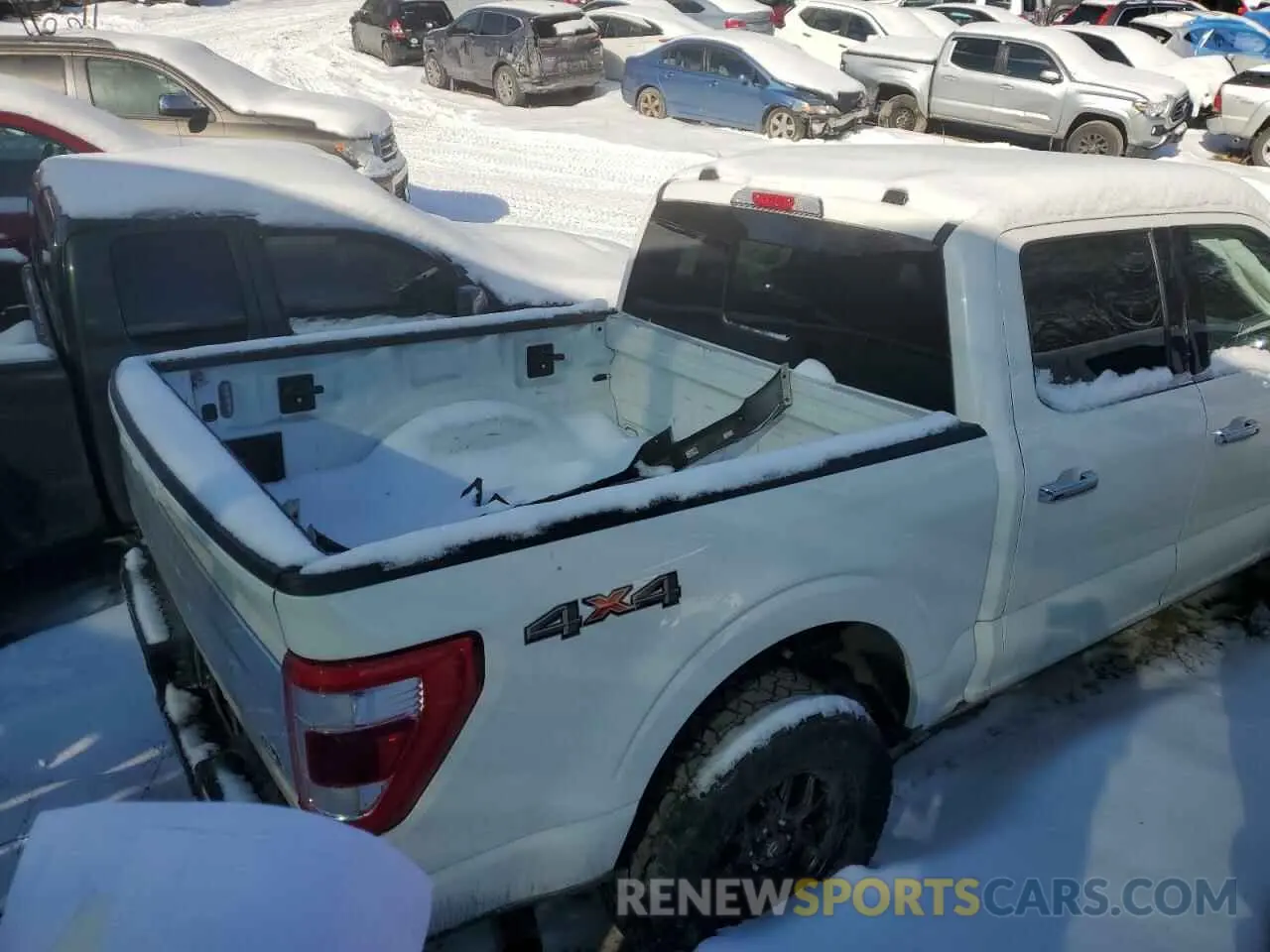 3 fotografías del automóvil dañado 1FTFW1E11MFB18030 FORD F-150 2021