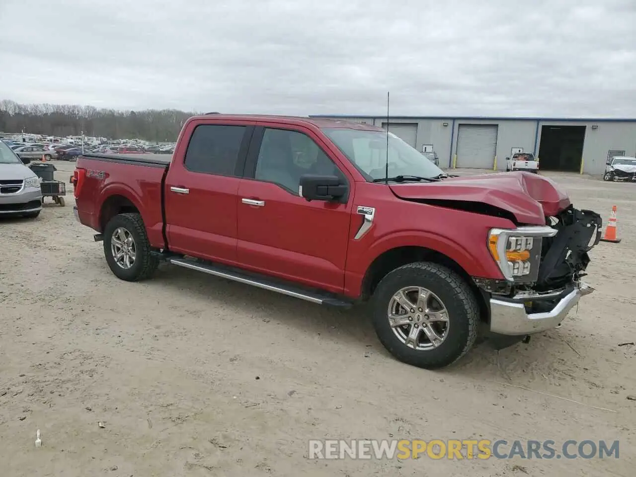 4 fotografías del automóvil dañado 1FTFW1E51MKE79591 FORD F-150 2021