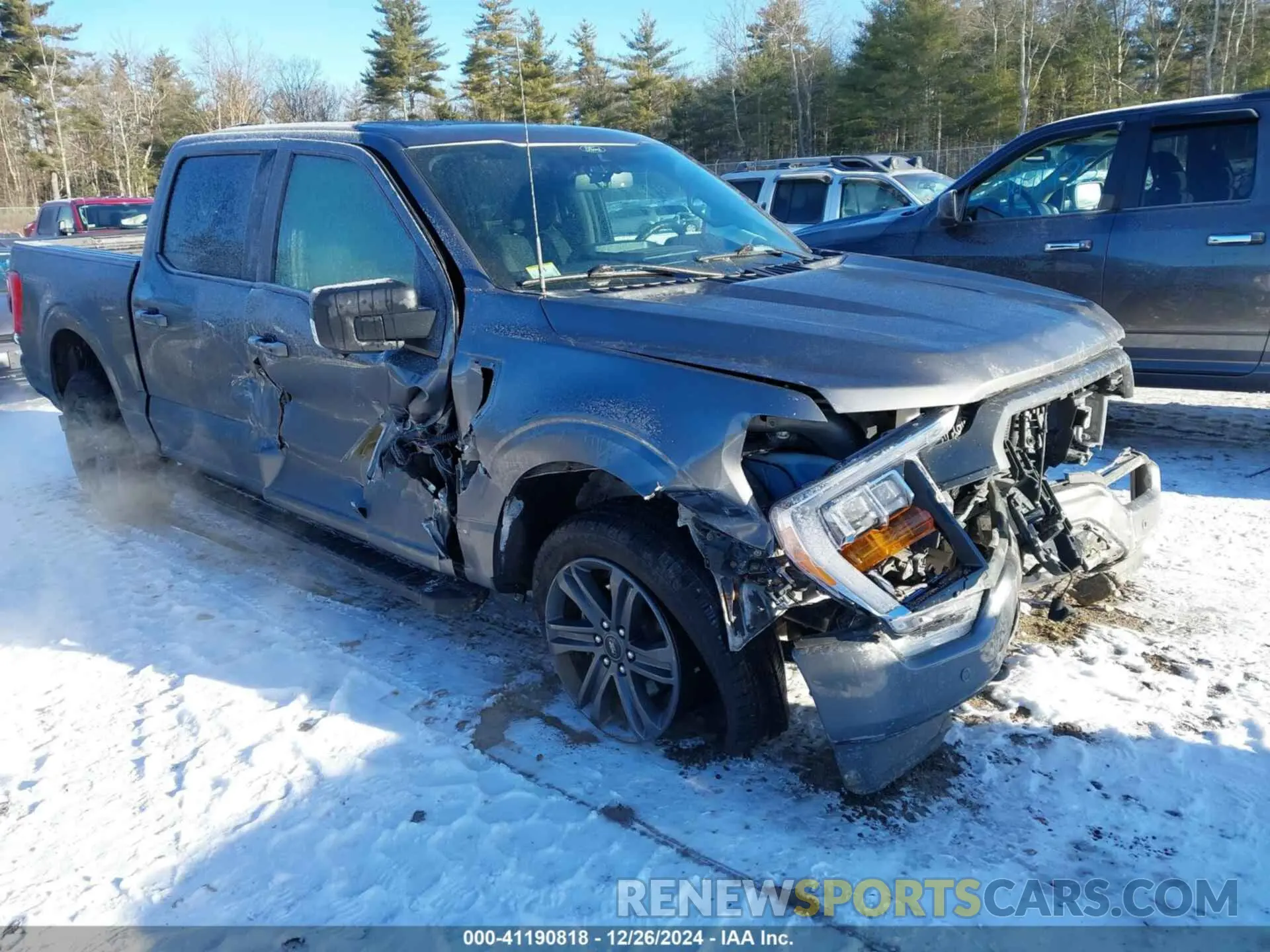 1 fotografías del automóvil dañado 1FTFW1E54MFC11062 FORD F-150 2021