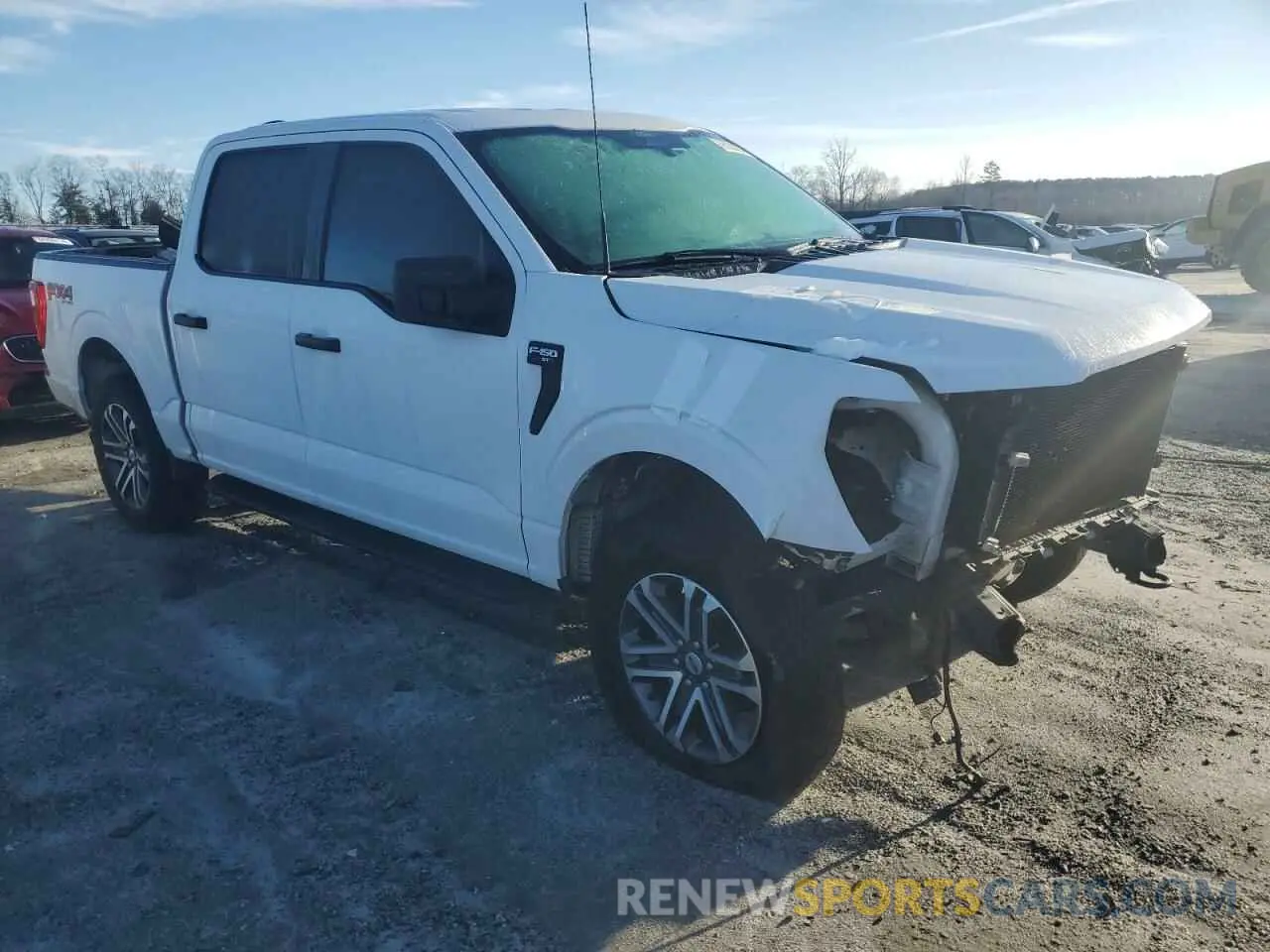 4 fotografías del automóvil dañado 1FTFW1E56MKE85922 FORD F-150 2021