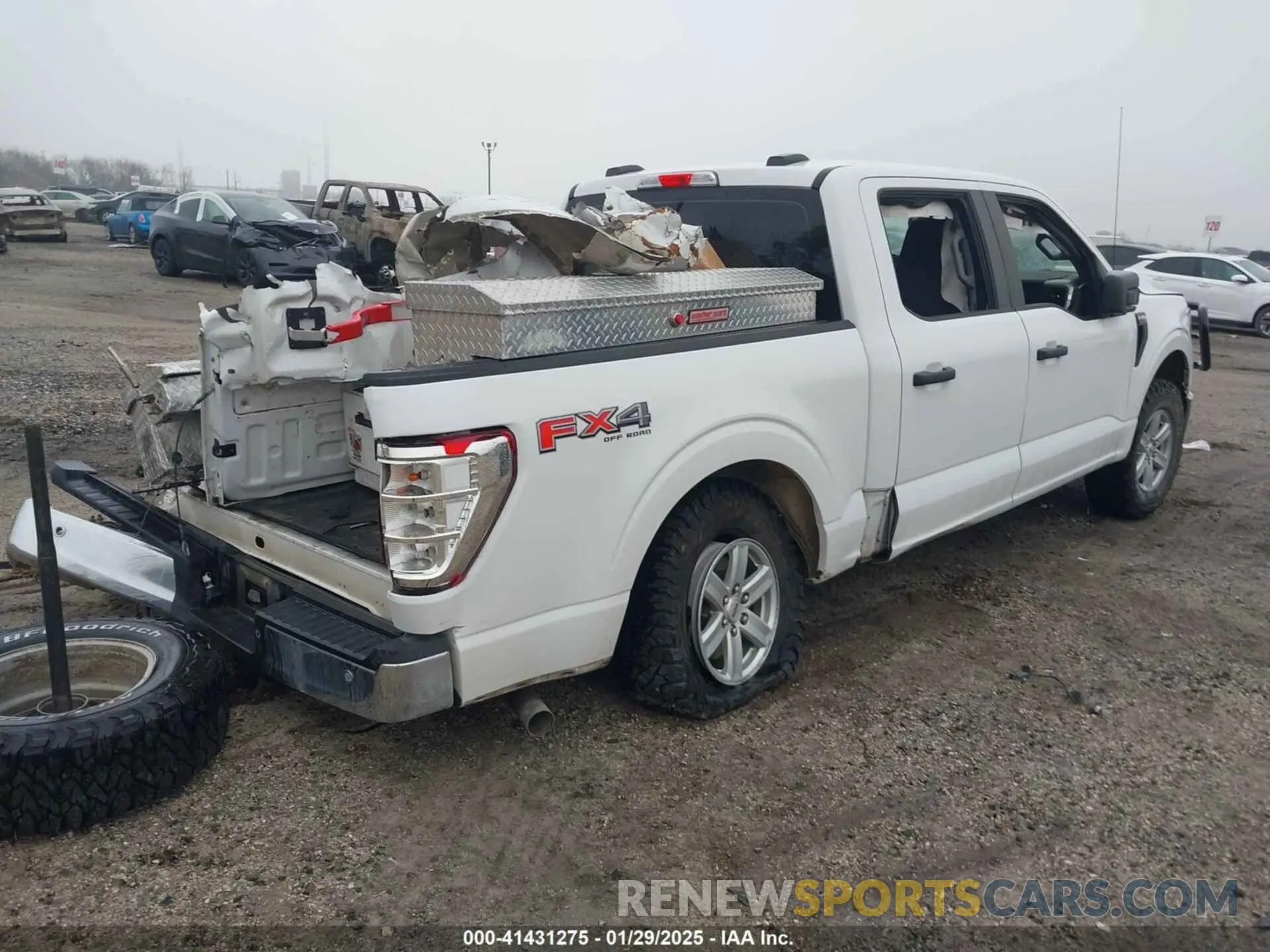 4 fotografías del automóvil dañado 1FTFW1E57MFA68978 FORD F-150 2021