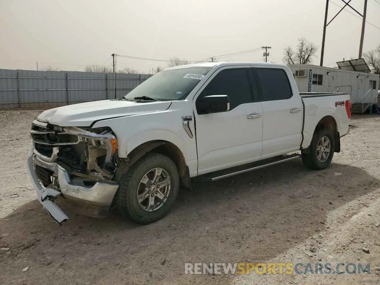 1 fotografías del automóvil dañado 1FTFW1E57MFC30656 FORD F-150 2021