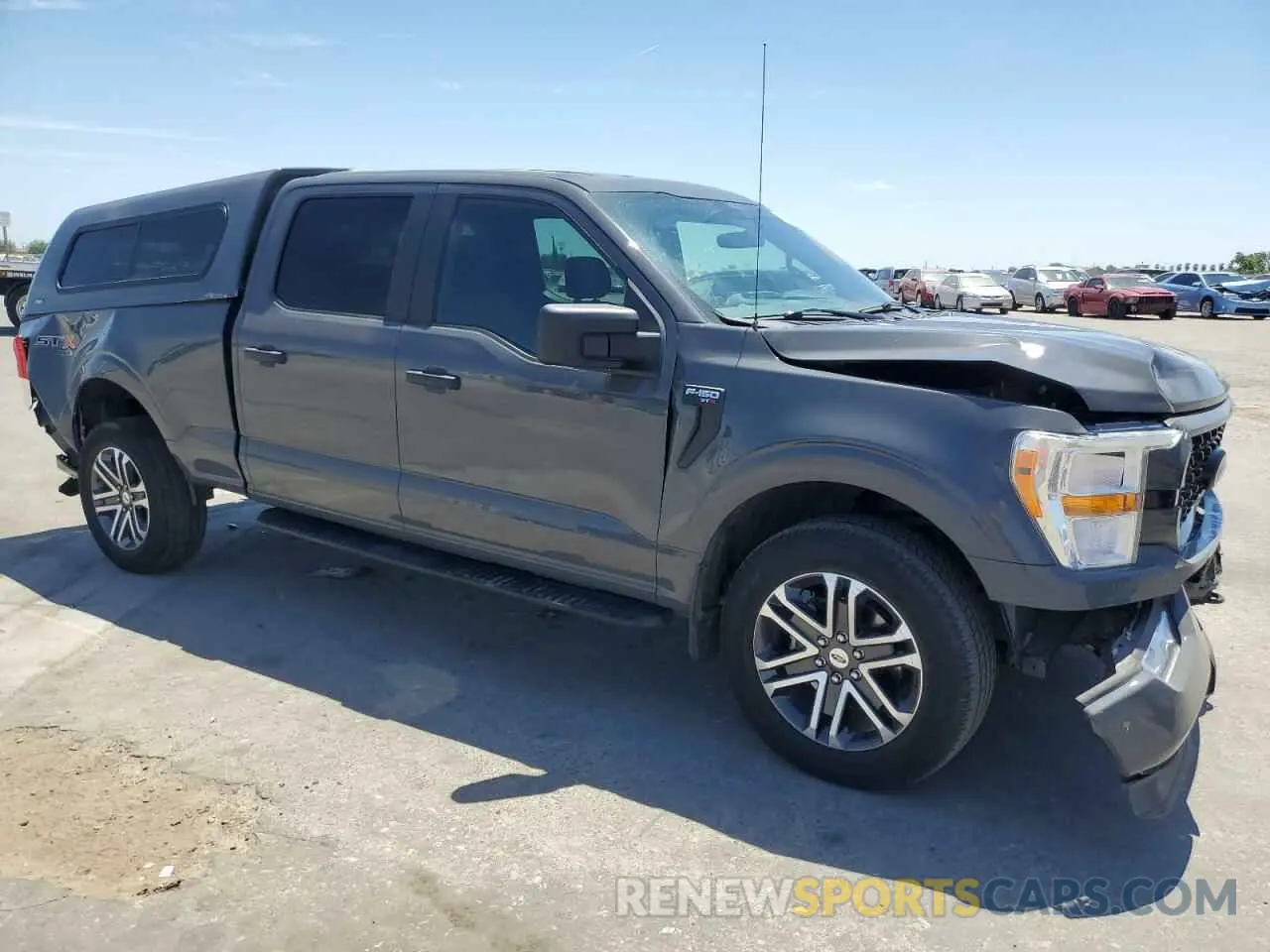 4 fotografías del automóvil dañado 1FTFW1E80MFA70985 FORD F-150 2021