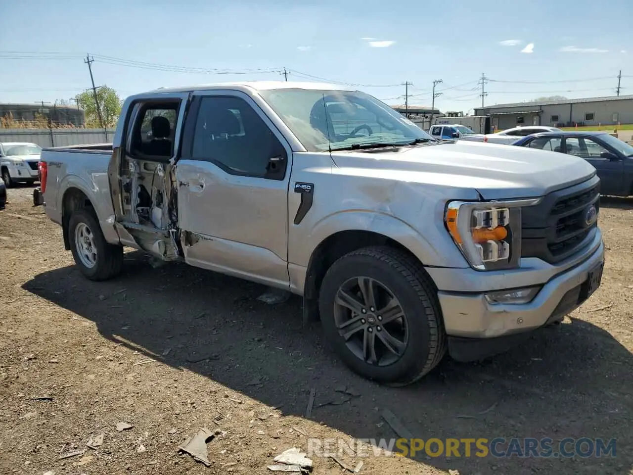 4 fotografías del automóvil dañado 1FTFW1E81MFB07736 FORD F-150 2021