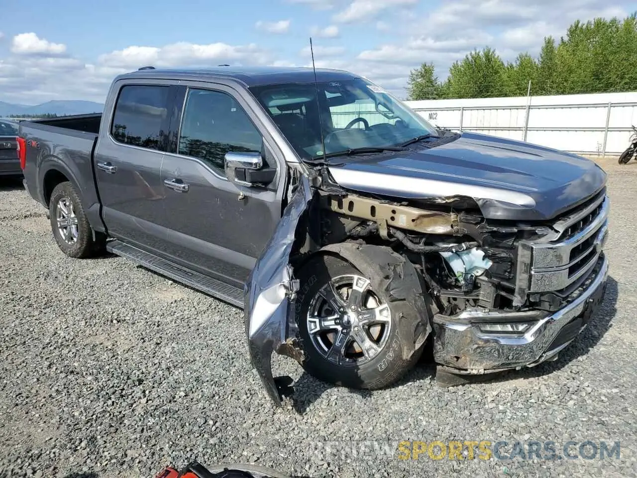 4 fotografías del automóvil dañado 1FTFW1E81MFB87829 FORD F-150 2021
