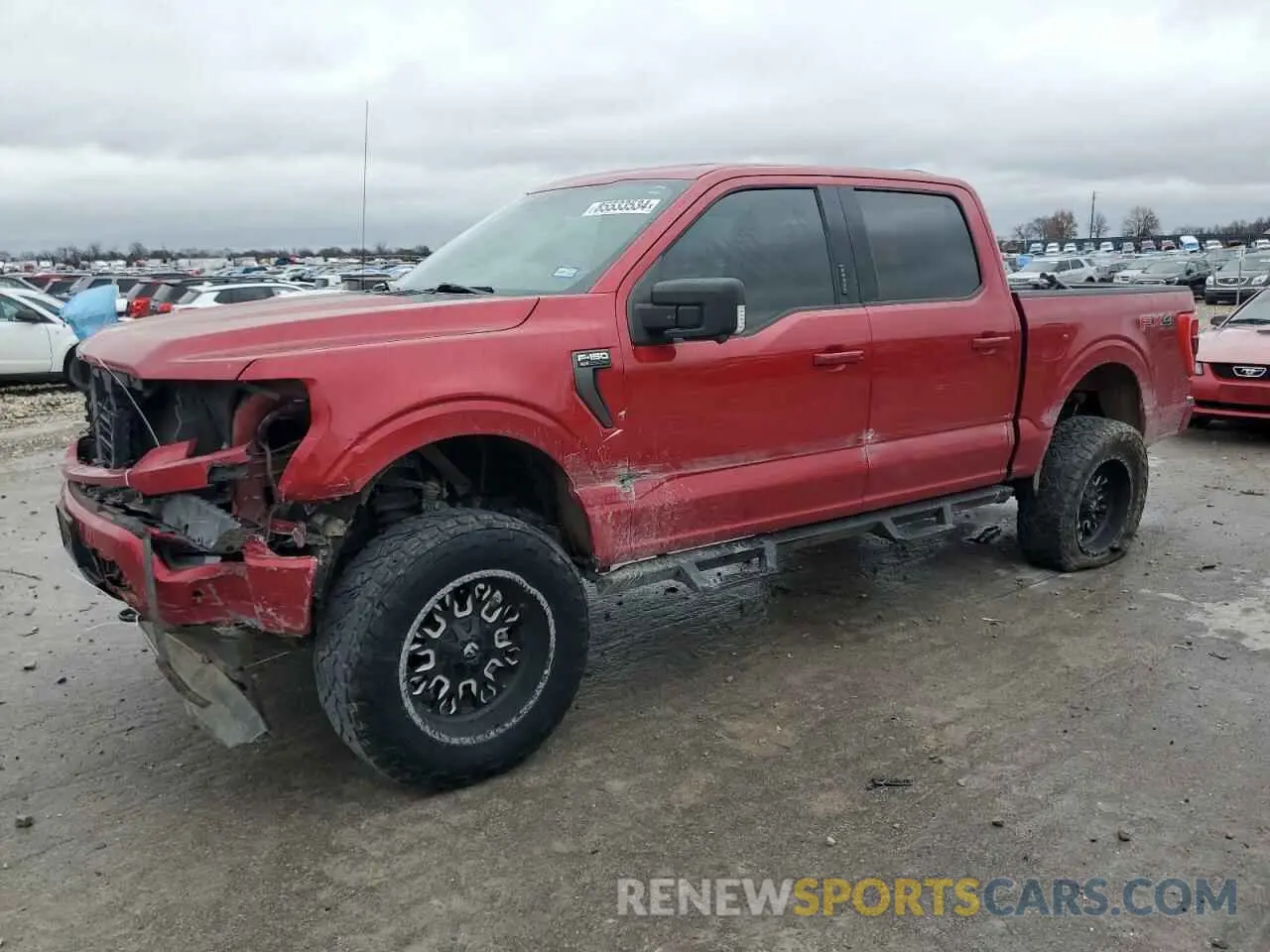 1 fotografías del automóvil dañado 1FTFW1E83MFA41142 FORD F-150 2021