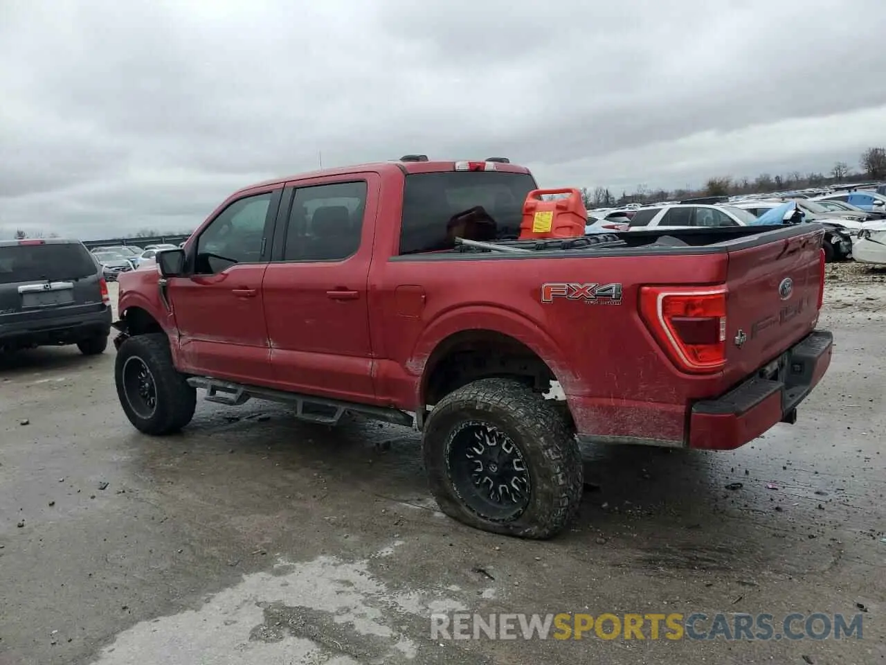 2 fotografías del automóvil dañado 1FTFW1E83MFA41142 FORD F-150 2021