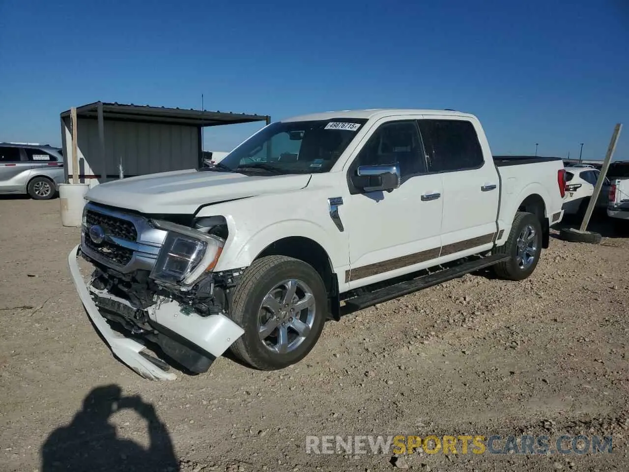 1 fotografías del automóvil dañado 1FTFW1E83MFB81661 FORD F-150 2021