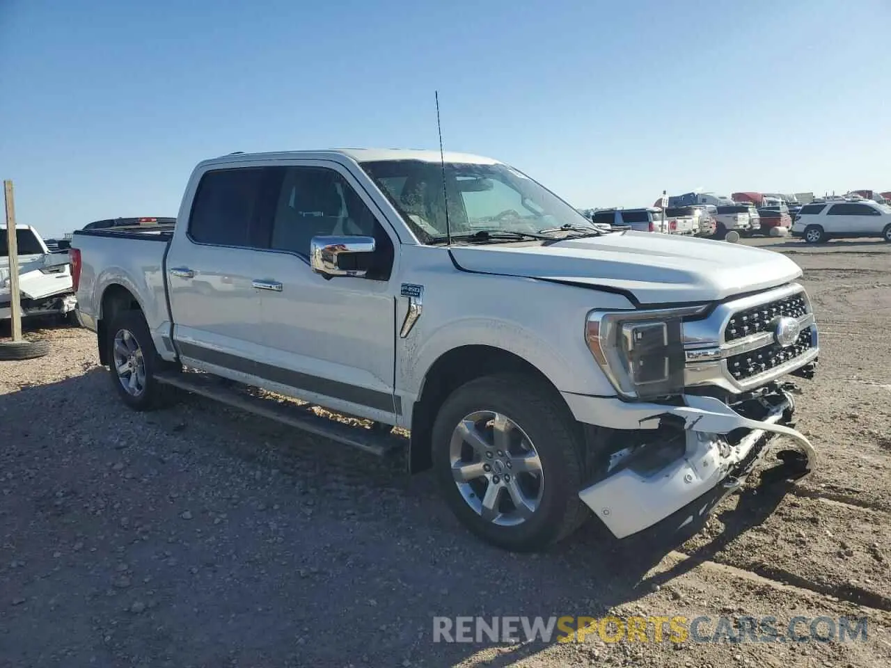 4 fotografías del automóvil dañado 1FTFW1E83MFB81661 FORD F-150 2021