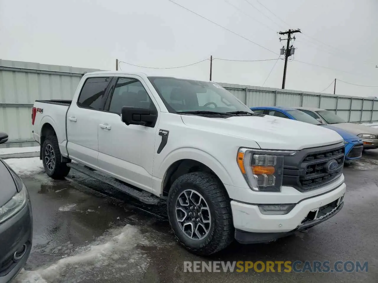 4 fotografías del automóvil dañado 1FTFW1E83MFC80433 FORD F-150 2021