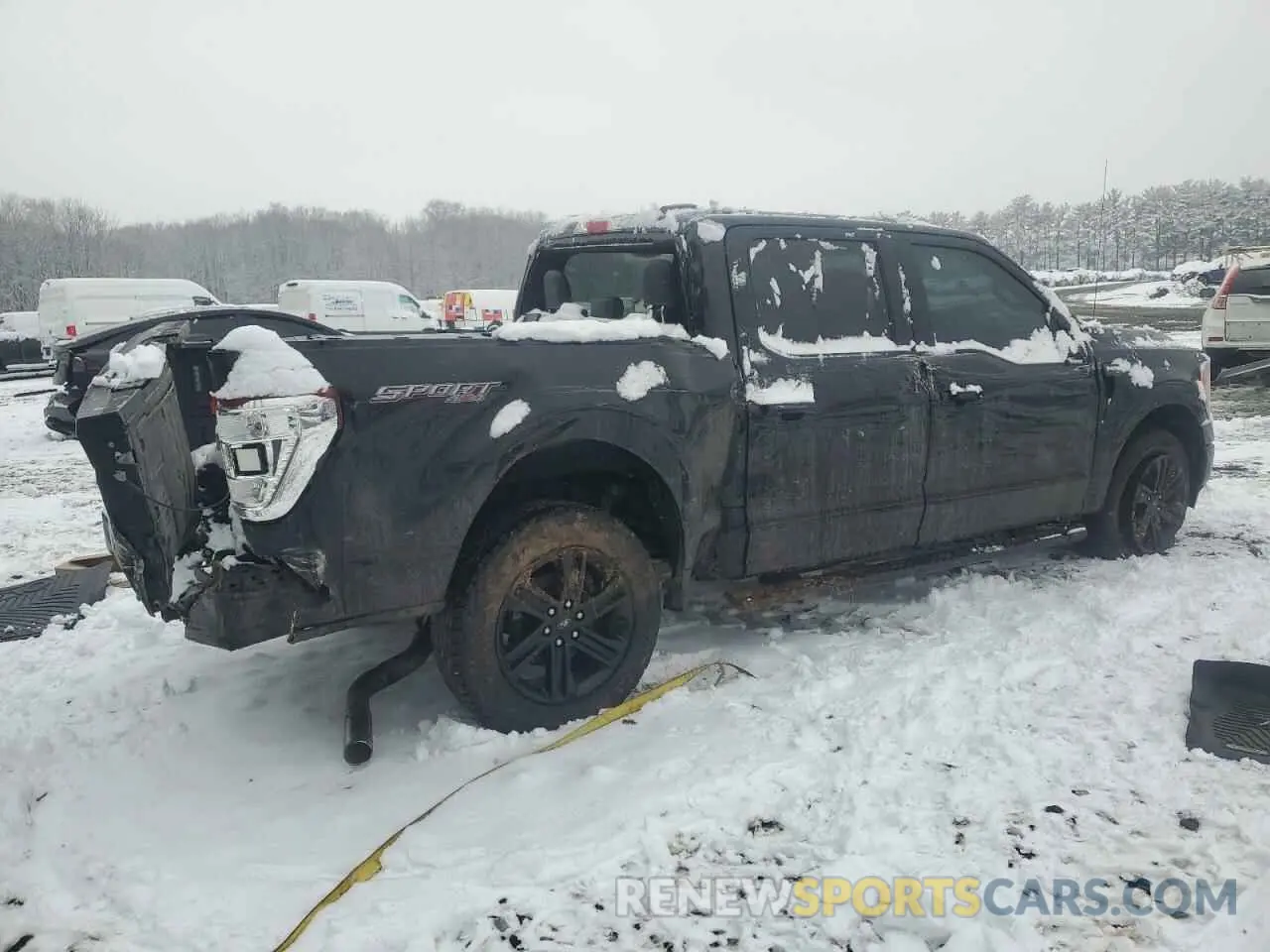 3 fotografías del automóvil dañado 1FTFW1E85MKD36928 FORD F-150 2021