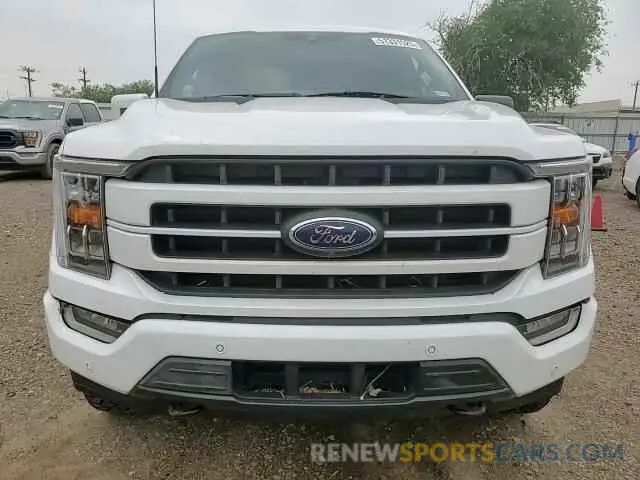 10 fotografías del automóvil dañado 1FTFW1E85MKE04709 FORD F-150 2021