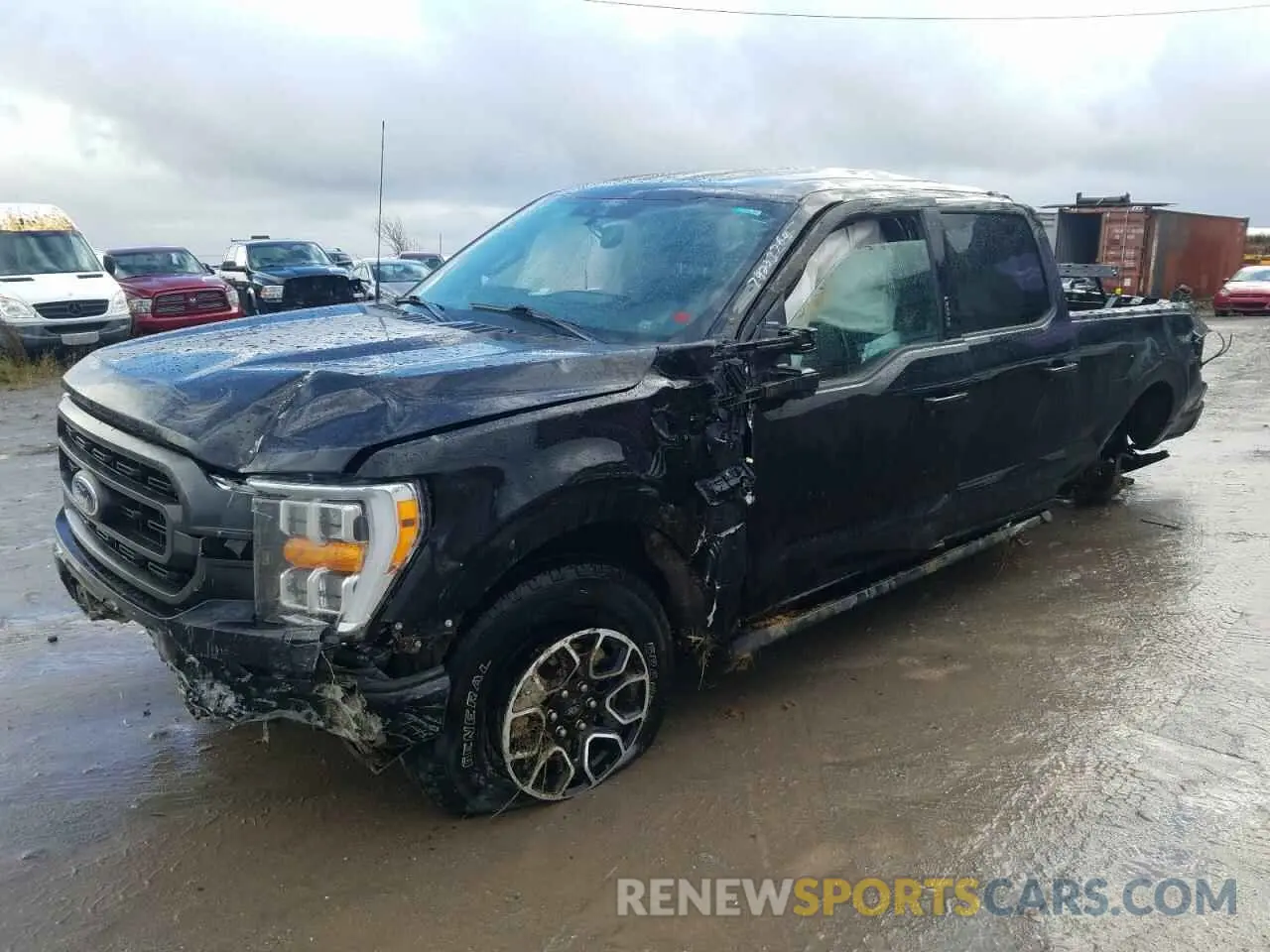 1 fotografías del automóvil dañado 1FTFW1E86MFB44717 FORD F-150 2021