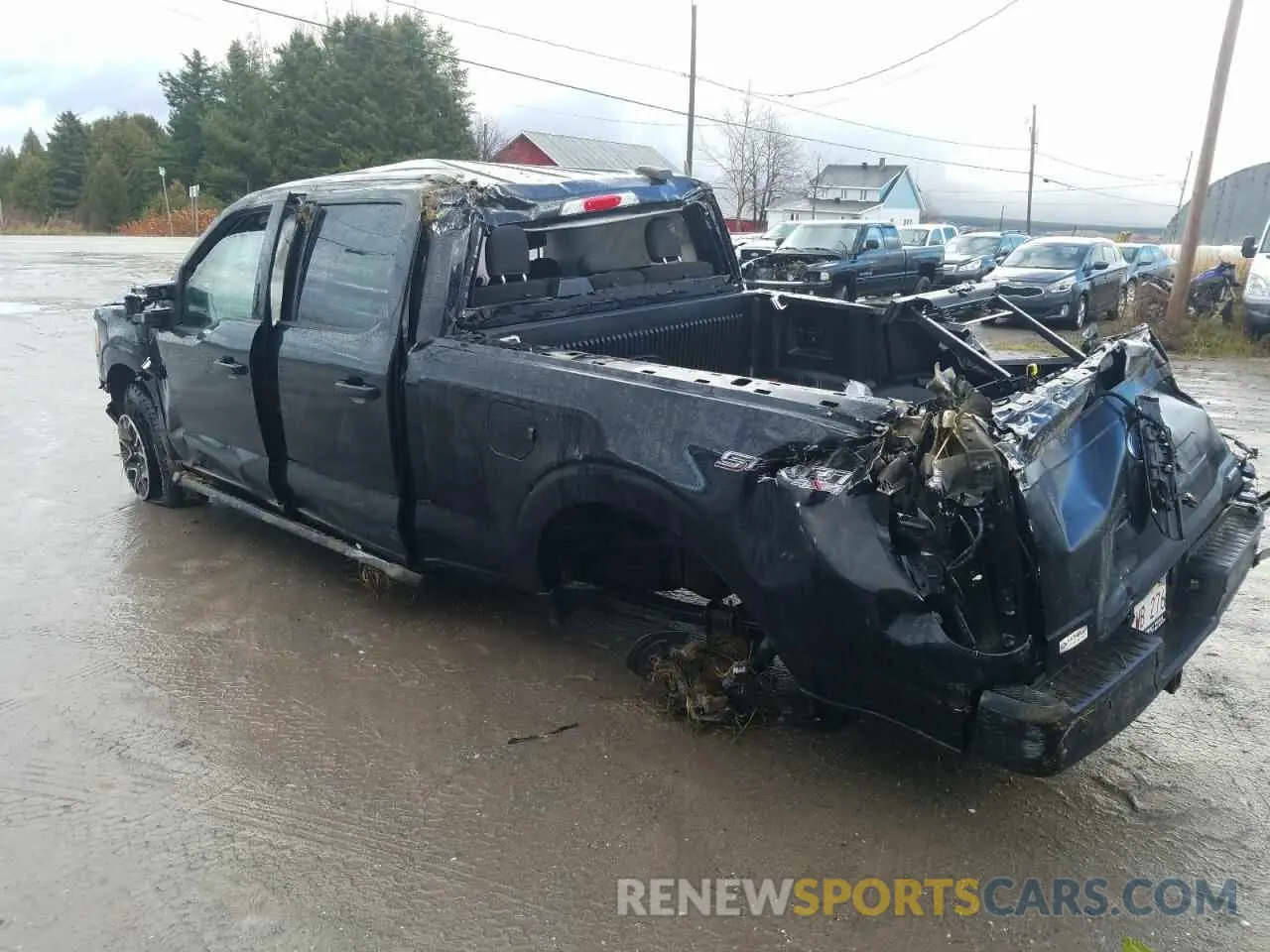 2 fotografías del automóvil dañado 1FTFW1E86MFB44717 FORD F-150 2021