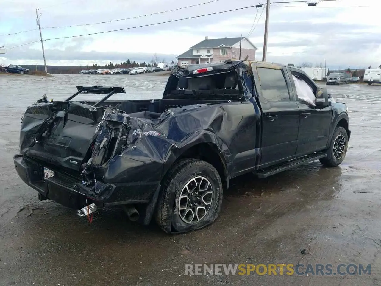 3 fotografías del automóvil dañado 1FTFW1E86MFB44717 FORD F-150 2021